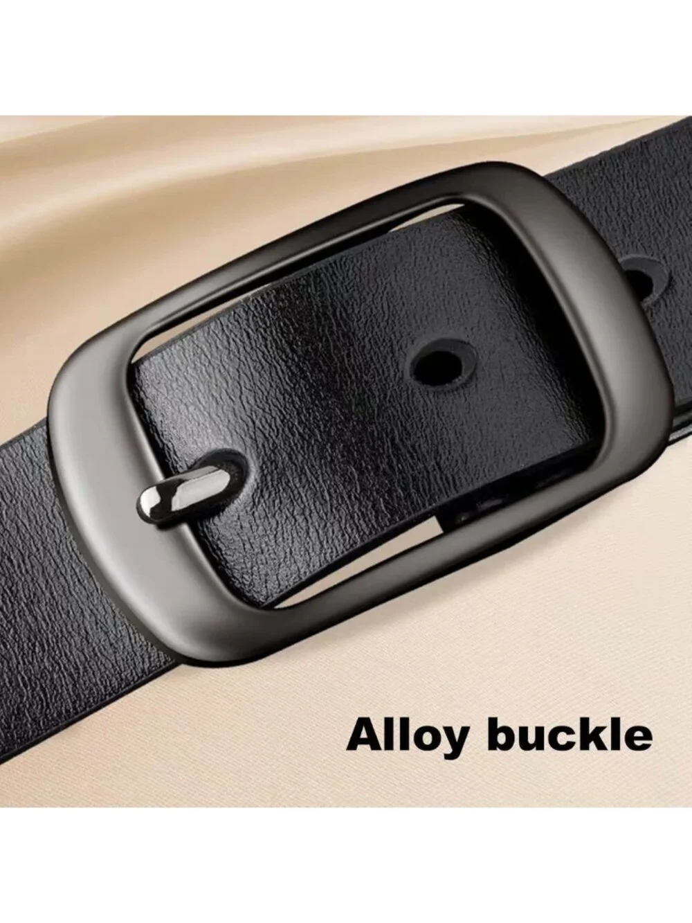 Soft Genuine Leather Women's Belts - Classic Pin Buckle, Slim 1.1